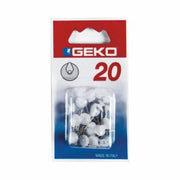 BLISTER 20 GANCI NYLON A PARETE 1 PUNTA CON APPLICATORE