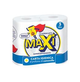 FORMATO CONVENIENZA 40 ROTOLI CARTA IGIENICA 4R 3V CAMOMILLA 