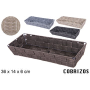 Cesto In Nylon Colori Assortiti 36X14 Cm