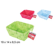 Cesto In Nylon Colori Assortiti 19X14 Cm
