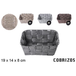 Cesto In Nylon Colori Assortiti 19X14 Cm