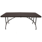 Verdelook Tavolo Pieghevole  Effetto Legno 180X70X74