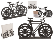 Portatovaglioli In Metallo Nero, Bicicletta, Ca. 19 X 3 X 9,