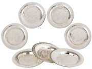 PIATTO IN METALLO COLOR ARGENTO PER BIGIOTTERIA, CA. 10 CM,