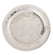PIATTO IN METALLO COLOR ARGENTO PER BIGIOTTERIA, CA. 10 CM,