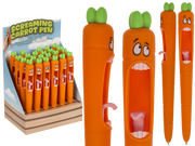 Biros, Carota Urlante 14 Cm, Assortita In 3 Colori, 24 Penne