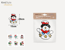 ADESIVI DI GEL DI NATALE 15*20CM