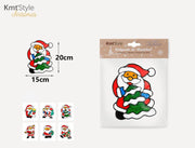 ADESIVI DI GEL DI NATALE 15*20CM