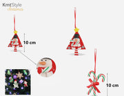 BAMBOLA ORNAMENTALE DI NATALE 8-12cm