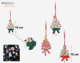BAMBOLA ORNAMENTALE DI NATALE 8-12cm