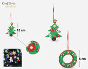 BAMBOLA ORNAMENTALE DI NATALE 8-12cm