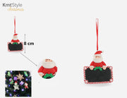 BAMBOLA ORNAMENTALE DI NATALE 8-12cm