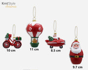 BAMBOLA ORNAMENTALE DI NATALE 8-12cm