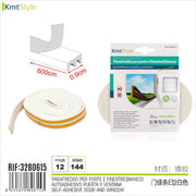 GUARNIZIONE PER PORTA E FINESTRA  BIANCO 0.9CM*6M