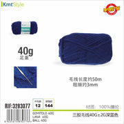 GOMITOLO BLU SCURO 40G