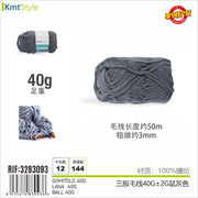 GOMITOLO GRIGIO TOPO 40G