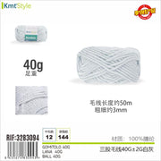 GOMITOLO GRIGIO PERLA 40G