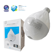 Telecamera Lampadina con Attacco E27 Videocamera 360 Full HD 1080p Sorveglianza