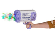 PISTOLA A BOLLE D''''ARIA CON LED, BAZOOKA, CIRCA 24 X 14 CM,