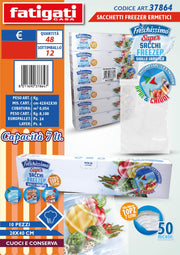 SACCHI FREEZER ERMET.7 LT.28X40CM.1
