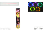 BRACCIALETTI LUMINOSI FLUORESCENTI BOX 100PZ MULTICOLOR