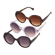 OCCHIALI DA SOLE DA DONNA 3 COLORI ASSORTITI (6X NERO, 3X MA