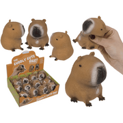 SQUEEZIE SAND, CAPIBARA DI CIRCA 6 5 CM, 12 PEZZI IN ESPOSIZ