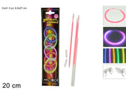 BRACCIALETTI FLUORESCENTI 3PZ
