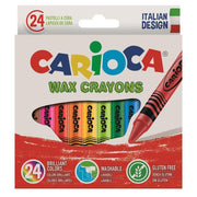 CARIOCA PASTELLI CERA SCAT 24P