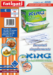 STUZZICADENTI BAMBOO 100% INCARTAT