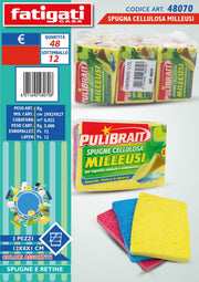 SPUGNA CELLULOSA MILLEUSI 3PZ