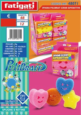 SPUGNA PULIBRAIT SCRUB SUPERATTIVA