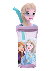 BICCHIERE C/CAN 3D FROZEN