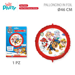PALLONCINO MYLAR 1PZ FORMATO SUPERSIZED PAW PATROL-CHASE PAR
