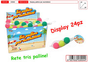SET 3 PALLINE RACCHETTA SPIAGGIA