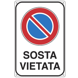 CARTELLO SOSTA VIETATA