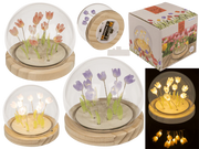 LUCE DECORATIVA A LED, TULIPANO 10 X 10 CM