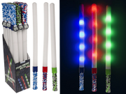 SPADA IN SCHIUMA CON LED, 66 5 CM. 3 COLORI ASSORTITI, CON 2