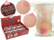 BATH FIZZER, BOOB, CA. 180 G, PROFUMATO STAWBERRY, 12 PZ. PE