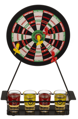 Gioco Delle Freccette, 4 Bicchieri E 4 Freccette In Confezio