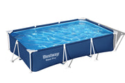 PISCINA STEEL PRO RETT CM300X201X66 C.3300LT POMPA FILTRO CA