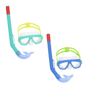 SET FUN SNORKEL, 3-6 ANNI, MASCHERA CON LENTI IN POLICARBONA