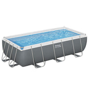 PISCINA STEEL PRO MAX RETT.CM.404X201X100,CAP 6.478L C/FILTR