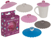 COPERCHIO IN SILICONE, DIAMANTI X CM, ASSORTITO IN 4 COLORI - 1 PEZZO CASUALE