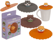 COPERCHI IN SILICONE, ANIMALI X CM, ASSORTITI IN 3 COLORI, 1 PZ CASUALE