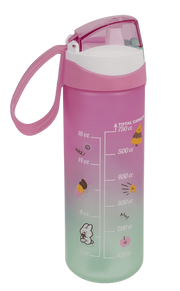 BOTTIGLIA CON INDICATORE DI BEVUTA, PER 750 ML 25 CM, CON ET