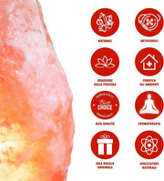 LAMPADA DI SALE ROSA DELL''HIMALAYA 2 - 3 KG.