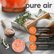 LAMPADA DI SALE ROSA DELL''HIMALAYA 2 - 3 KG.