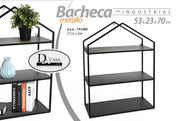 JAA/SCAFFALE CASA NERO 53*23*70 J7181260