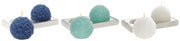 S/2 CANDELE SFERA DEC ASS3COL D7,5